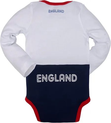 Vista 2 de Cnins Body deportivo para bebé, de manga larga, con temática de fútbol, unisex, para bebés de 0 a 18 meses