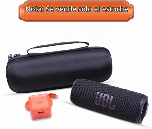 Vista 2 de LTGEM - Funda para altavoz Bluetooth portátil JBL Flip 7/6/5/Grip 11. Negro