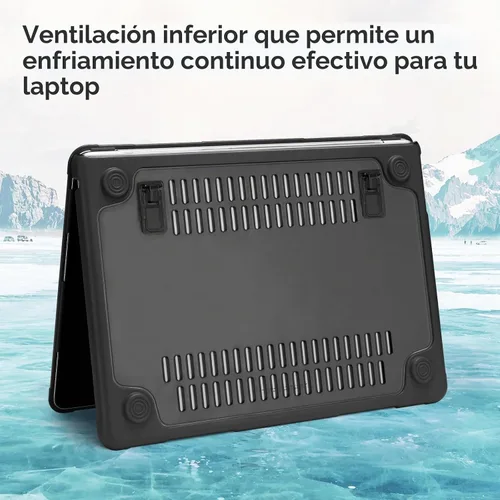 Vista 7 de MOSISO Funda compatible con MacBook Air de 15 pulgadas 2025 2024 2023 lanzamiento M4 A3241 M3 A3114 M2 A2941, carcasa rígida resistente de servicio
