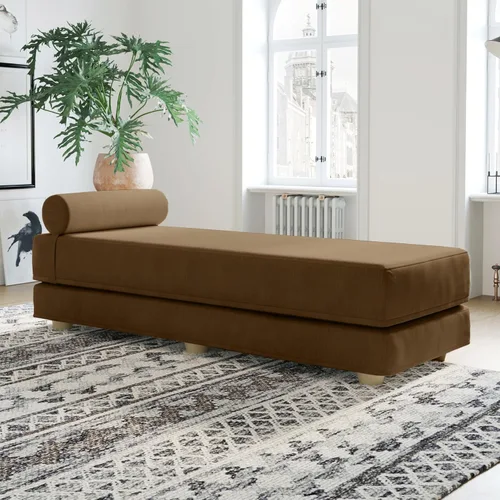 Vista 21 de Jaxx Alon Daybed - Tumbona plegable con colchón de espuma viscoelástica de primera calidad, tamaño Queen, fabricado en los Estados Unidos