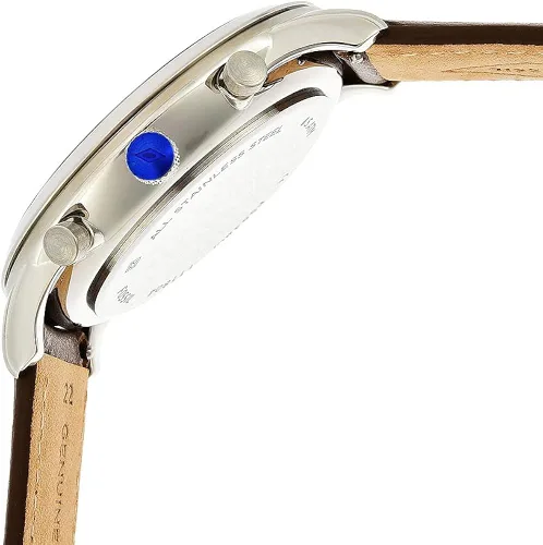 Vista 7 de Fossil Men's Neutra Stainless Steel and Leather Quartz Chronograph Watch