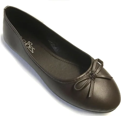 Vista 4 de Shoes 18 Womens Ballerina Ballet Flats Shoe with Bow