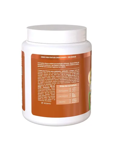 Vista 2 de Salon Line Linha Tratamento (SOS Cachos) Coco Creme para Pentear - Profundo Tratamento de 35.27 oz
