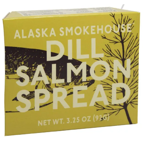 Vista 4 de Alaska Smokehouse Cajas de 3.5 onzas con diseño de porción para untar (paquete de 6)