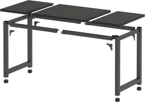 Vista 7 de NSdirect - Escritorio extra grande de 63 pulgadas XL para computadora, tiene una amplia mesa de trabajo para escritura, juegos y trabajo en casa