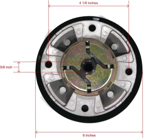 Vista 3 de The ROP Shop Conjunto de husillo con polea para tractores John Deere Scotts S2048, S2348, S2554