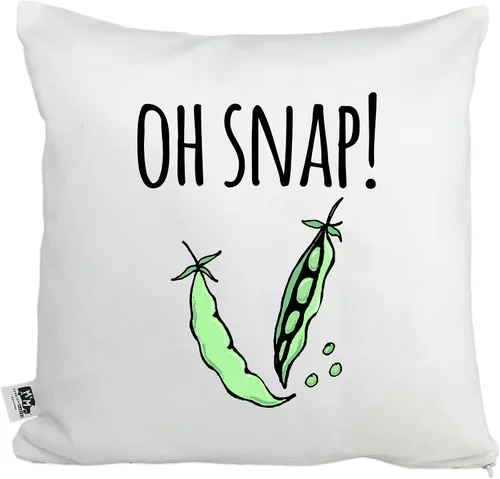 Vista 11 de Moonlight Makers, Don't Settle for Being Medi Okra, Decorative Pillow Case, 100% Cotton Canvas Pillowcase, Farmhouse Decor, Gift for Home, Funny
