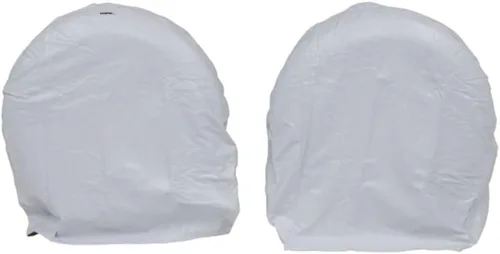 Vista 11 de Camco 45321 - Protector de vinilo para ruedas y neumáticos, paquete de 2 (24 a 26 pulgadas, blanco)