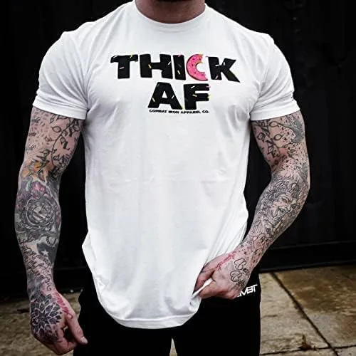 Vista 6 de Combat Iron ThickAF Sprinkled Donut Edition - Camiseta de manga corta para hombre