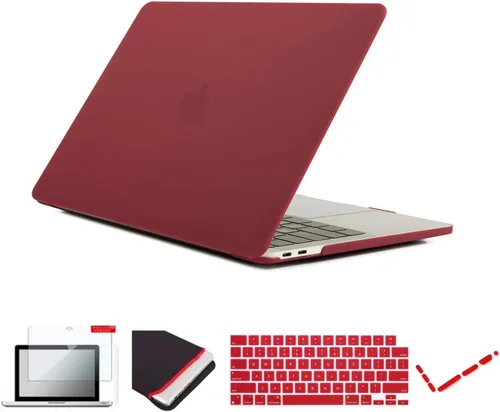 Vista 25 de Se7enline Compatible con MacBook Pro Touch Bar Case 2016/2017/2018/2019, funda rígida mate para Mac Pro de 13 pulgadas, A1706/A1989/A2159, funda