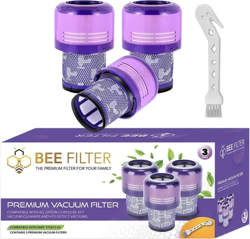 Vista 21 de Filtro Dyson V15, paquete de 1 unidad Filtro de repuesto True HEPA premium compatible con Dyson V15 Detect, V15 Detect Absolute, V15 Submarine