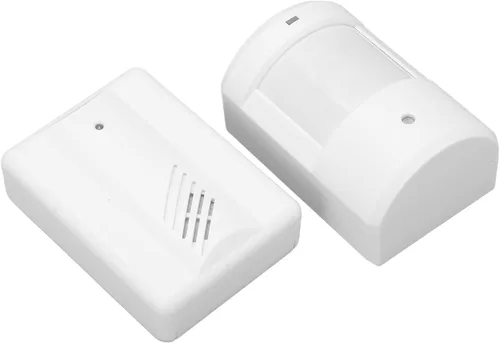 Vista 9 de Alarma inalámbrica para entrada de vehículos, sensor de movimiento infrarrojo, sistema de alerta de seguridad con receptor de timbre resistente a