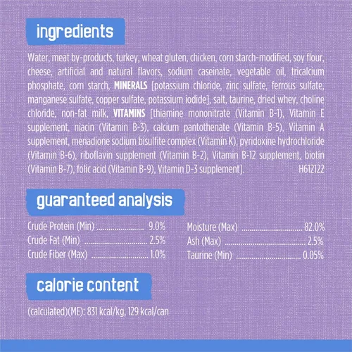 Vista 8 de Sabrosas tiras de alimento húmedo Purina Friskies para gatos, 24 unidades de 5.5 onzas