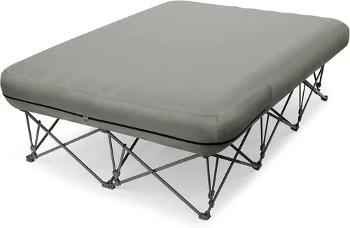 Vista 11 de KAMPKEEPER - Cama de Campamento, Camas de Campamento para Adultos, Cama Plegable de Campamento con Colchón de Aire Inflable y Bolsa de Transporte