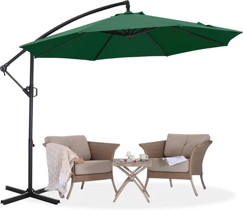 Vista 21 de ABCCANOPY Sombrillas voladizas prémium de 9 pies para patio