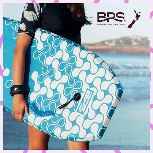 Vista 6 de Correa de bodyboard – Bobina premium de 4 pies en espiral de muñeca Boogie Board correas con enchufe