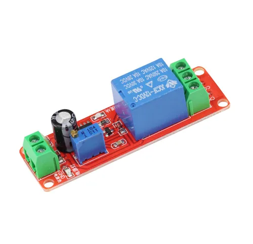 Vista 3 de 3 unids NE555 DC 12V 0-10 segundos temporizador de retardo ajustable relé interruptor módulo convertidor corriente constante para sistema de control