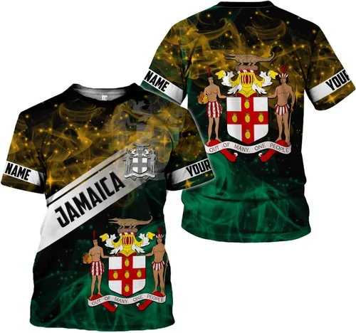 Vista 4 de HomeDesign Sudadera con capucha personalizada de Jamaica, sudaderas con capucha de Jamaica, suéteres de Jamaica, camisas para hombres y mujeres
