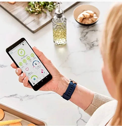Vista 5 de Bandas de repuesto compatibles con Fitbit Versa/Versa 2 / Versa Lite, correa ajustable de silicona para accesorios clásicos, correas de fitness