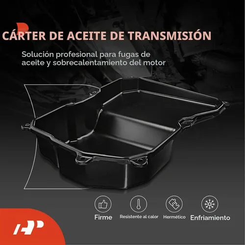 Vista 2 de A-Premium 09G - Cárter de aceite de transmisión automática de 6 velocidades