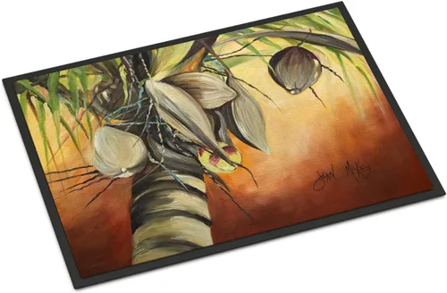 Vista 72 de Caroline's Treasures JMK1017JMAT - Tapete de caza de rana garza azul, 24 x 36 pulgadas, tapete para puerta delantera, interior y exterior