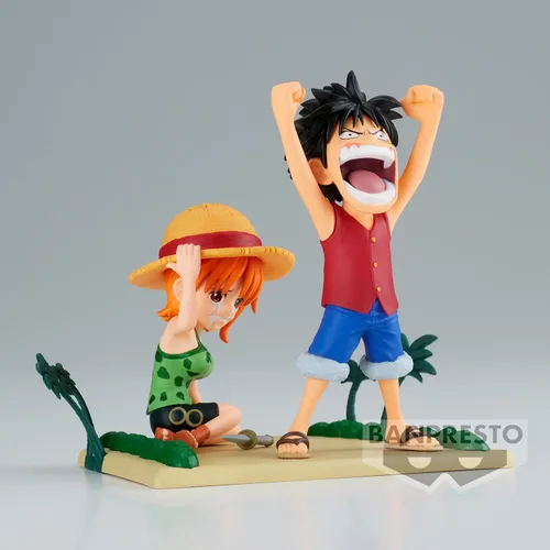 Vista 4 de Banpresto - One Piece - Log Stories - Luffy & Nami, World Collectable Figure de Bandai Spirits