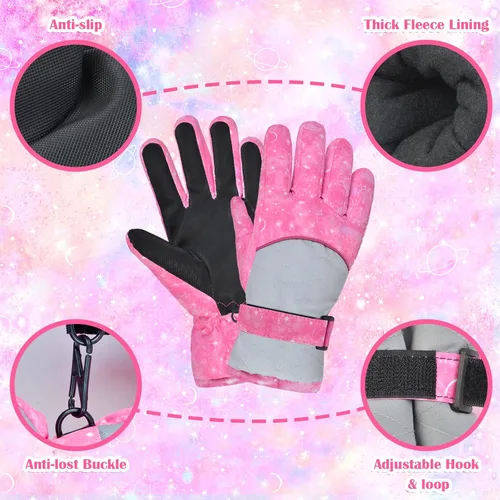 Vista 4 de Guantes de nieve y esquí de invierno para niños