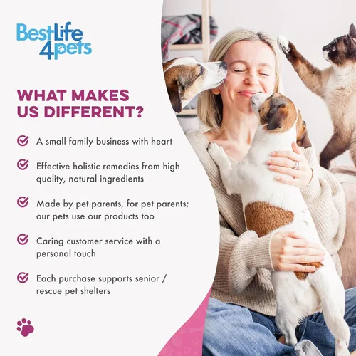 Vista 5 de Ganador de peso para gatos y apoyo para la tiroides – Estimulante natural del apetito para gatos, gatitos con bajo peso o gatos mayores que muestran