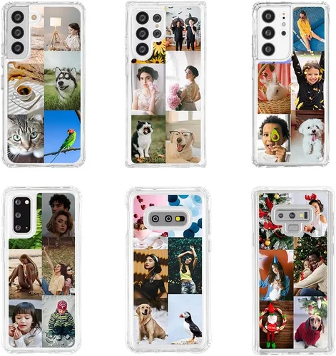 Vista 2 de Funda de teléfono personalizada para Samsung Galaxy S24 S23 S22 S21 S20 FE S10 S9 Note 10 20 Ultra Plus 5G, funda personalizada personalizada a