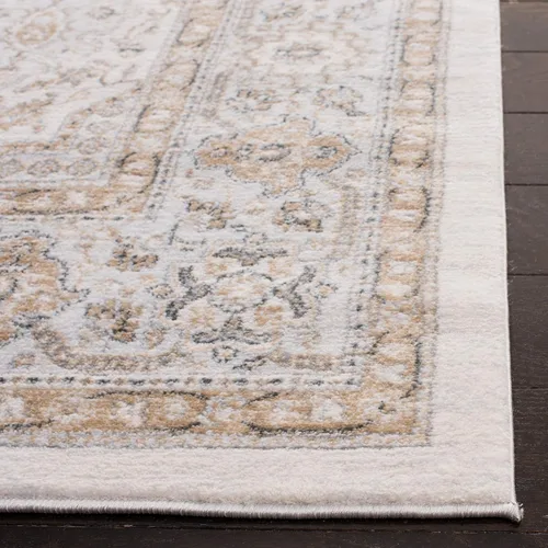 Vista 10 de SAFAVIEH - Colección Isabella, alfombra decorativa - 2'2" x 5', azul y crema, diseño oriental, no desprende pelusa y fácil cuidado, ideal para áreas