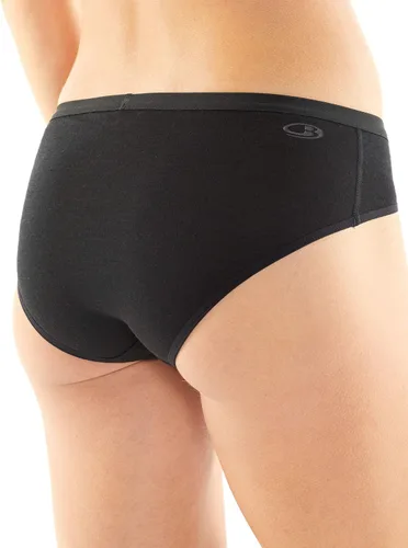 Vista 3 de Icebreaker Siren Hipkini Ropa interior - Mujer Negro