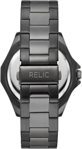 Vista 2 de Relic by Fossil Reloj de pulsera multifunción Julian Gunmetal gris para hombre (Modelo ZR16027), Gris metalizado