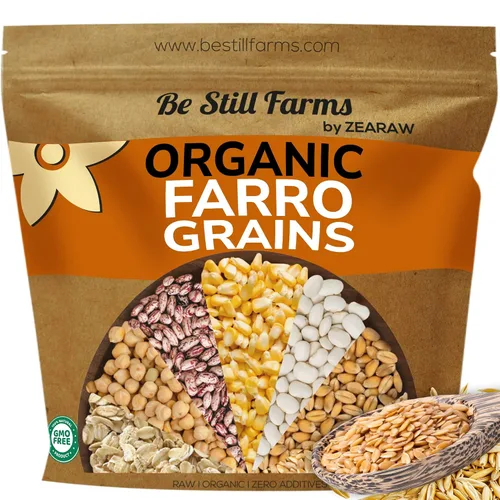Vista 8 de Harina de espelta orgánica a granel 4.8 lb - Harina de pan para hornear granos antiguos Spelt Flour