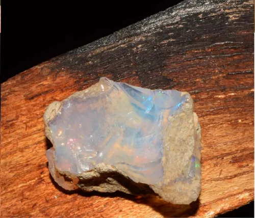 Vista 2 de Raw Opal Stone Ethiopian Natural Fire Opal Rough Crystals Lot Opal Stone for Jewelry Making Raw Opals Stones Bulk for Tumbling