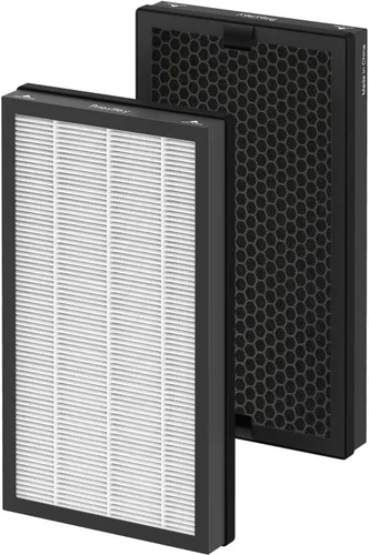 Vista 9 de Priestley Filtro de repuesto para purificador de aire, filtro de repuesto True HEPA con filtración de 3 etapas, elimina el 99.97% de humo, olor