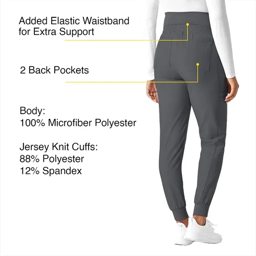 Vista 4 de WonderWink Pantalón deportivo de maternidad para mujer