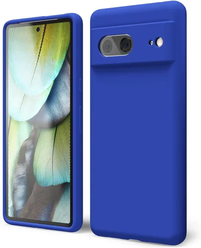Vista 137 de oakxco para Google Pixel 6A Funda de teléfono de silicona líquida, diseño estético lindo y delgado para mujer y niña, cubierta de gel suave, lisa