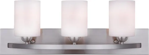 Vista 4 de Hampton - Lámpara de tocador de baño con 3 luces
