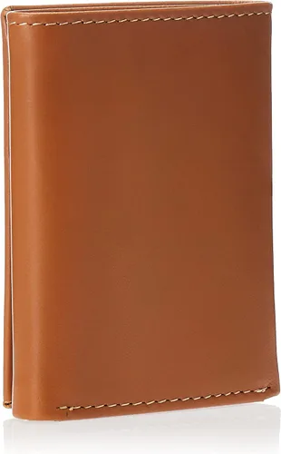 Vista 2 de Timberland - Cartera triple de cuero para hombre con ventana para tarjeta de identificación