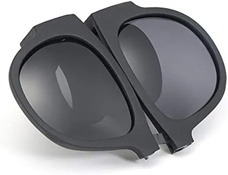 Vista 6 de Goodbag - Gafas de sol plegables y flexibles de silicona para natación correr etc Negro talla única