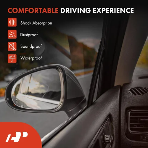 Vista 3 de A-Premium Kit de burletes para ventanas izquierda y derecha compatible con Mazda Miata 1990-1997, Miata 1999-2005, convertible, referencia