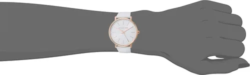 Vista 4 de Michael Kors - Reloj de acero inoxidable Pyper con tres manecillas talla única blanco White38mm