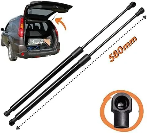 Vista 6 de 2 Pieces Auto Gas Spring Struts Prop Lift Support Damper,for Nissan for X-Trail T31 2007-2014,Car Tailgate Gas Struts