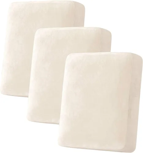 Vista 87 de H.VERSAILTEX Funda de cojín elástica de terciopelo para sofá, funda de cojín de felpa para cojines de silla, protector de muebles, cojín de asiento