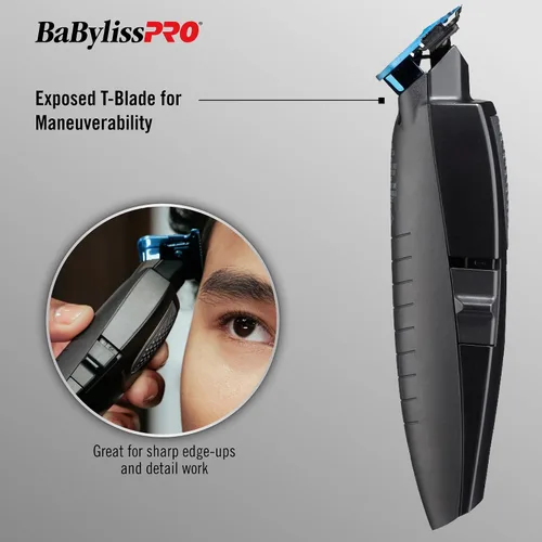 Vista 5 de BaBylissPRO LithiumFX Cord/Cordless Lithium Ergonomic Hair Trimmers for Men