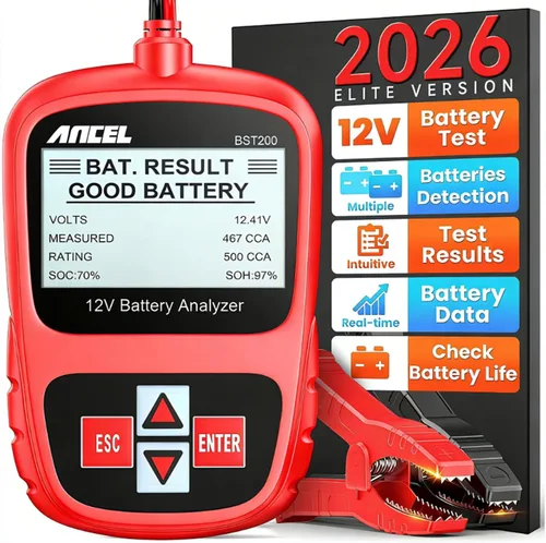 Vista 11 de ANCEL BM200 Blue-US Monitor de batería 12V Bluetooth automotriz