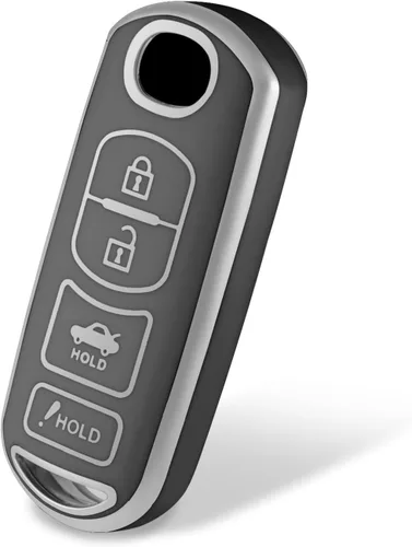 Vista 18 de Funda de TPU suave para llavero compatible con Mazda 3 6 8 Miata MX-5 CX-3 CX-5 CX-7 CX-9 2/3/4 botón sin llave control remoto llave inteligente