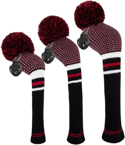 Vista 8 de Scott Edward Golf Headcovers for Woods Set of 3 Fits Well Driver(460cc) Fairway Wood and Hybrid(UT),Beautiful and Interesting Patterns