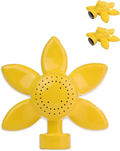 Vista 7 de Aspersor circular Glorden con forma de flor, Amarillo