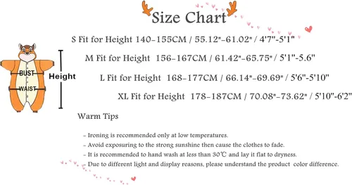 Vista 7 de DarkCom Unisex Adult Cosplay Animal Onesie Halloween Costume Christmas One Piece Pajamas Sleepwear for Women Men